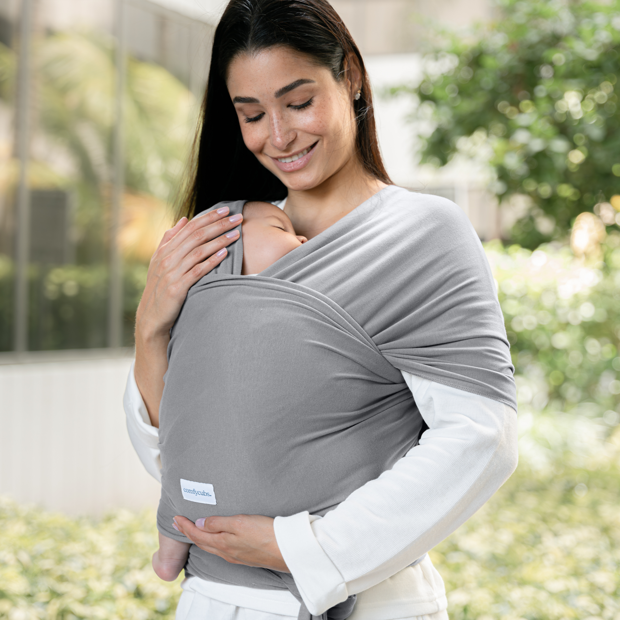 Baby Wrap Carrier, Soft & Secure Infant Wrap by Comfy Cubs