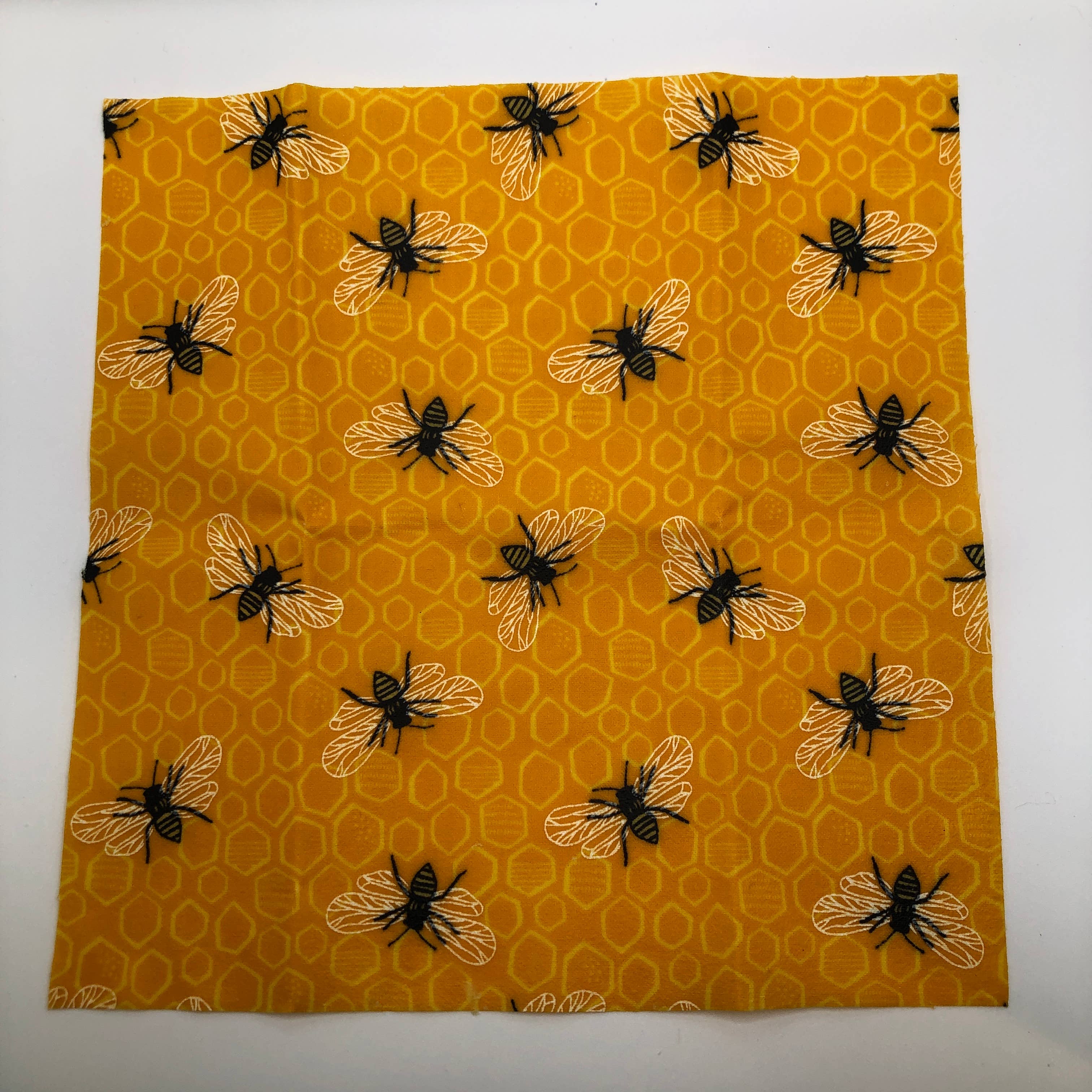 Honey Bee Print Beeswax Food Wraps 