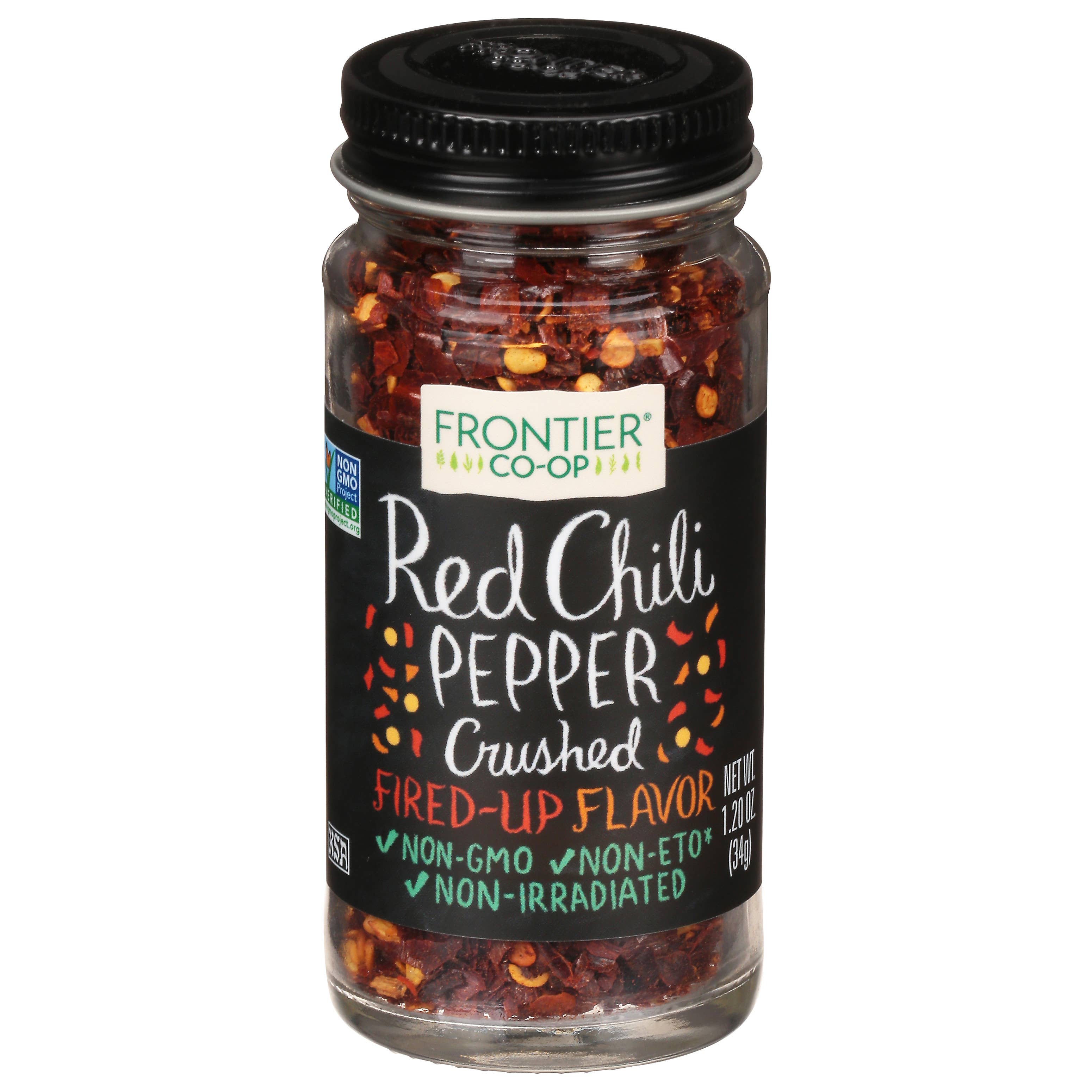Red Chili Pepper, Crushed, 15K-30K Heat Units, 1.2 Oz