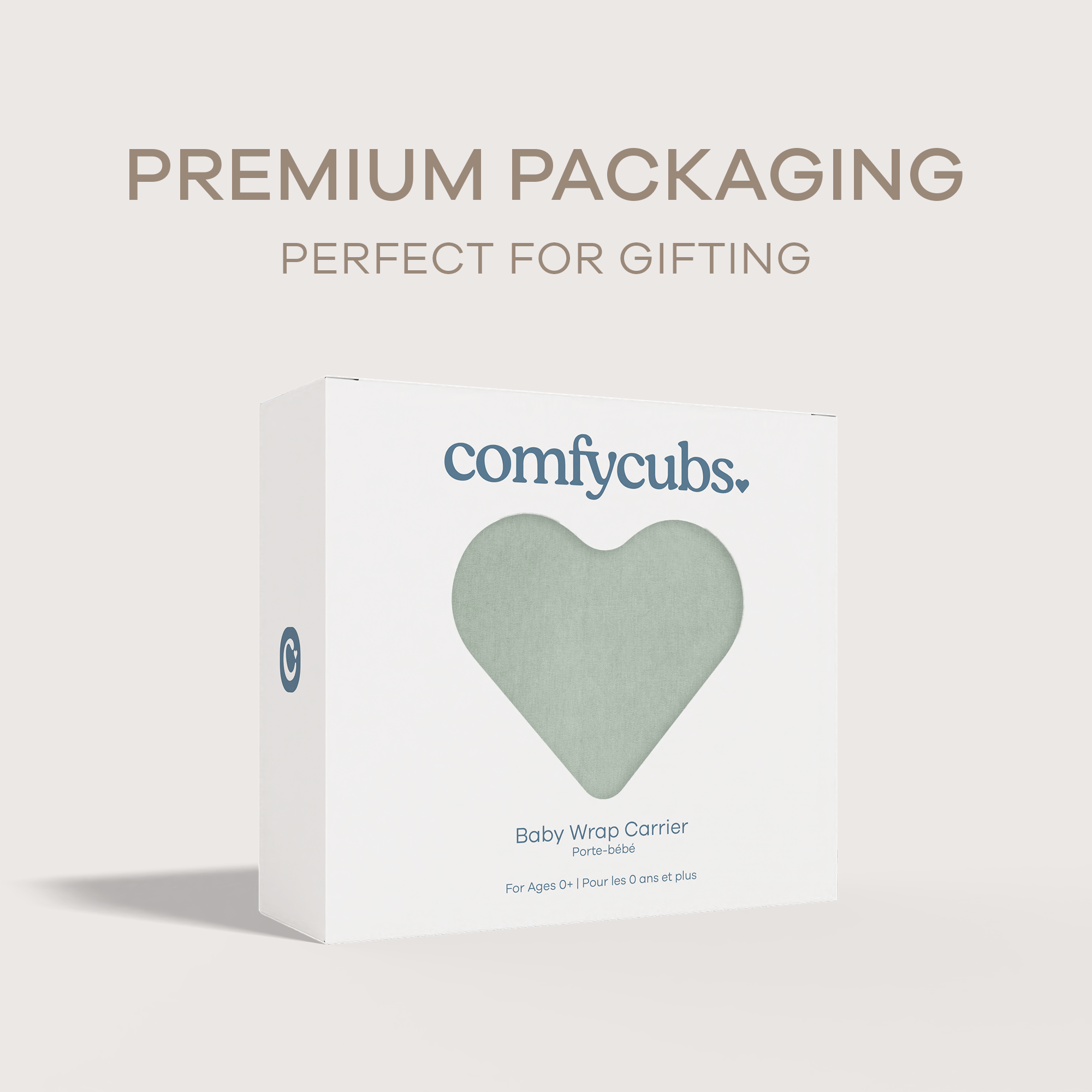 Baby Wrap Carrier, Soft & Secure Infant Wrap by Comfy Cubs