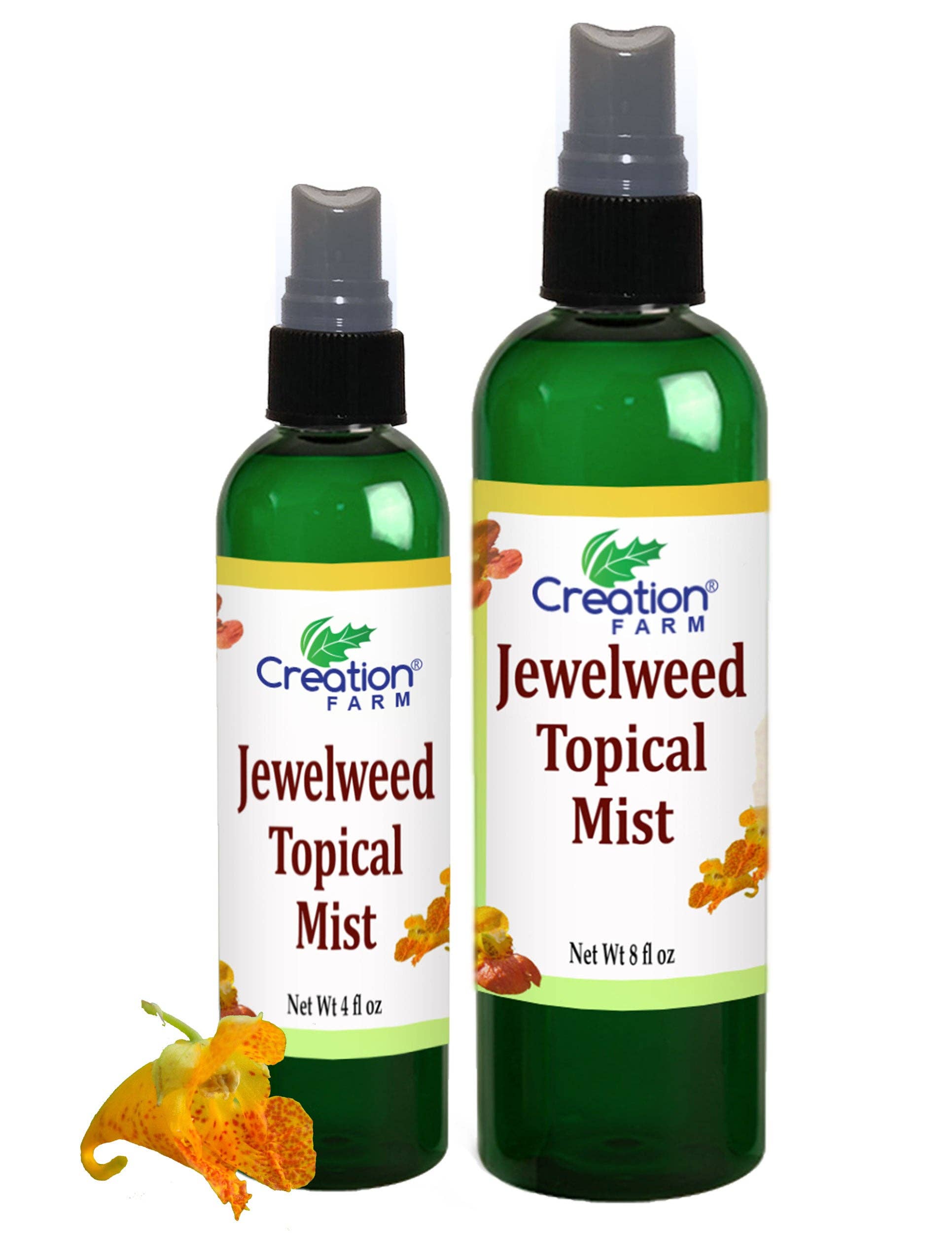 Jewelweed Topical Mist - Poison Ivy & Poison Oak, Bites, Swimmer's Itch, Niebla de Topicos