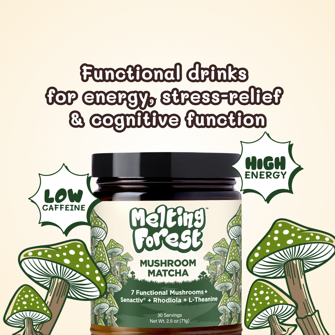 Mushroom Matcha | Instant | Adaptogenic | Coffee Alternative