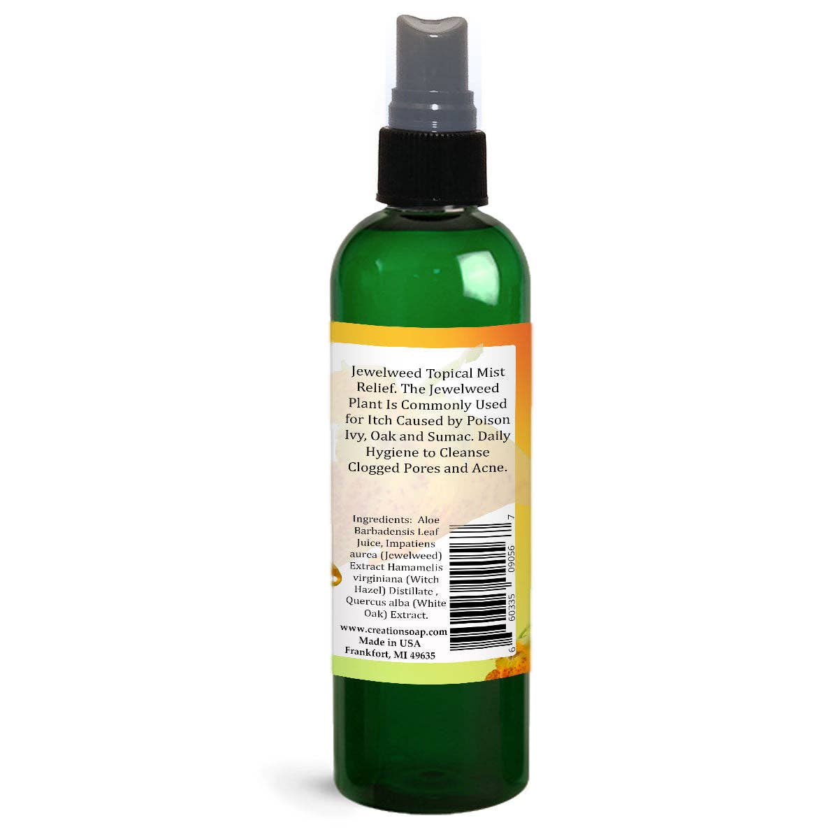 Jewelweed Topical Mist - Poison Ivy & Poison Oak, Bites, Swimmer's Itch, Niebla de Topicos