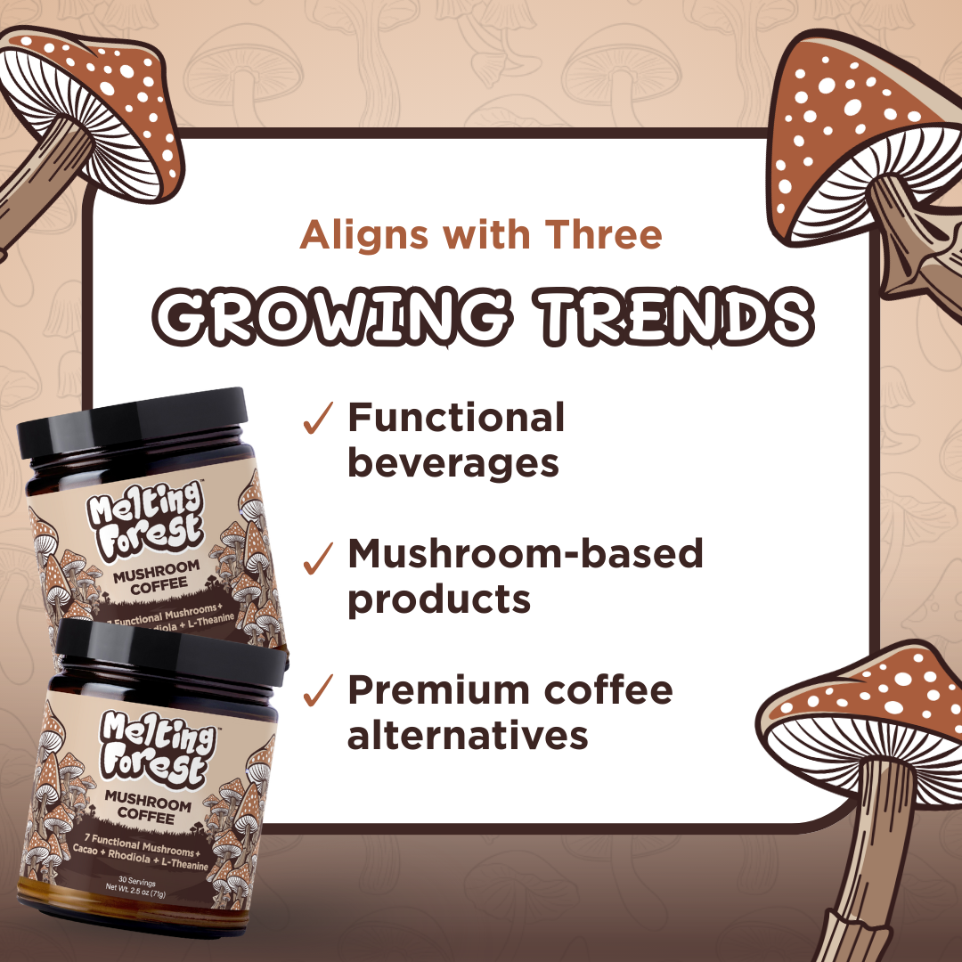 Mushroom Coffee | Instant | Adaptogenic | Coffee Alternative