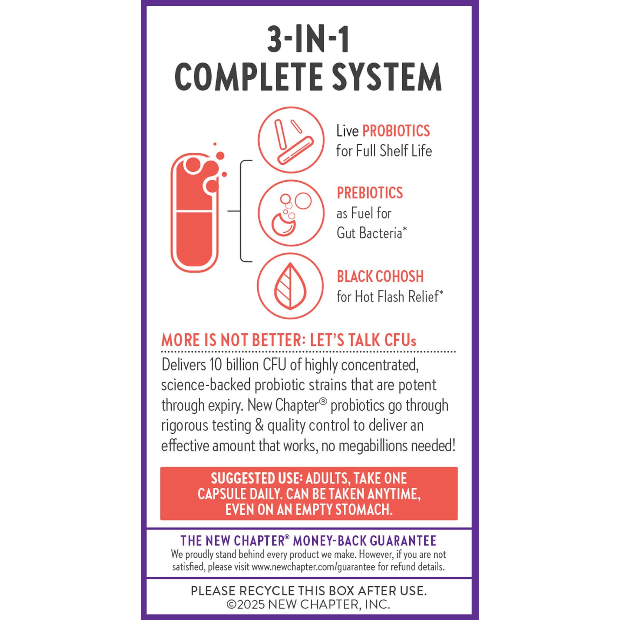 All-Flora™ Probiotic Menopause Balance, 30 Vegan Capsules