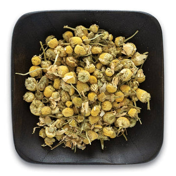 German Chamomile Flowers, Whole, Organic, Kosher, Bulk 1lb