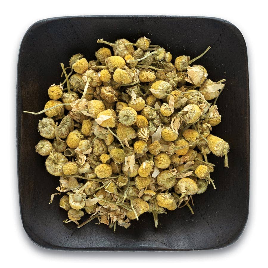 German Chamomile Flowers, Whole, Organic, Kosher, Bulk 1lb