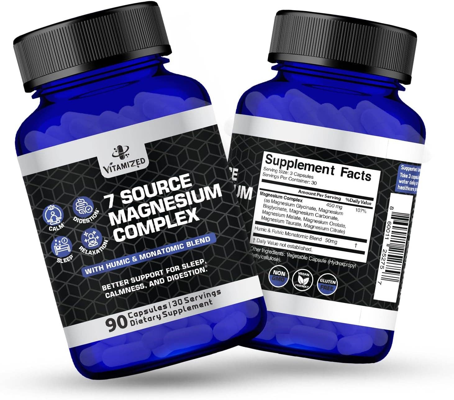 Magnesium Complex for Sleep, Relaxation, Digestion & Calm