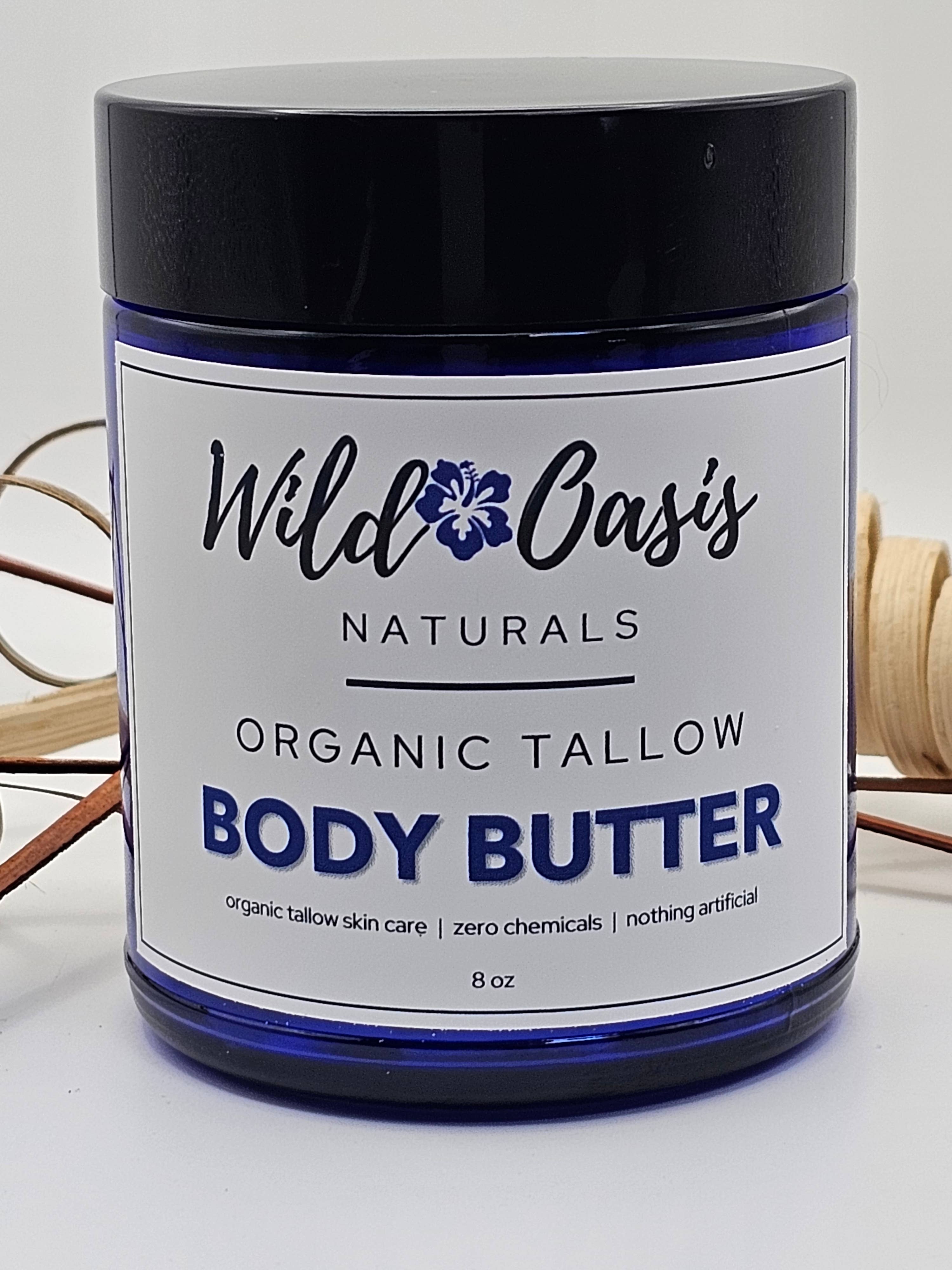 Body Butter - 8 oz - Organic Tallow Cream