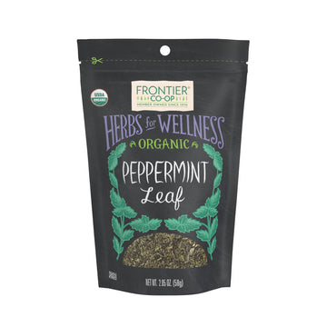 Herbs for Wellness Peppermint Leaf, Organic, Kosher, 2.05 Oz