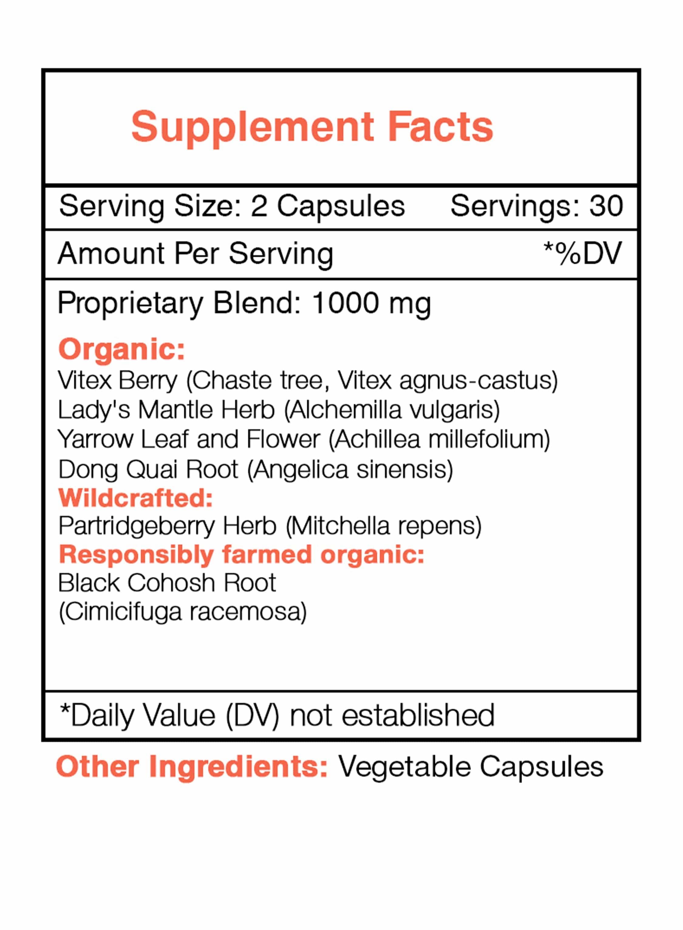 Cycle Regulator Capsules. Menstrual Cycle Support