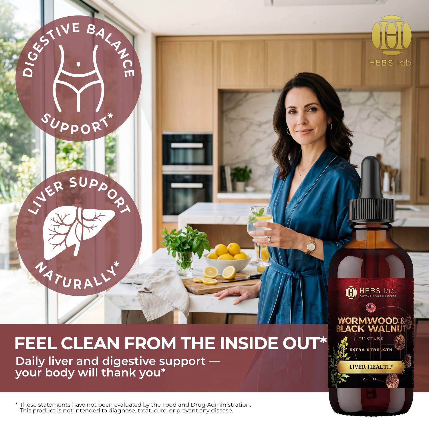 Wormwood & Black Walnut Liquid Extract – Liver Health 