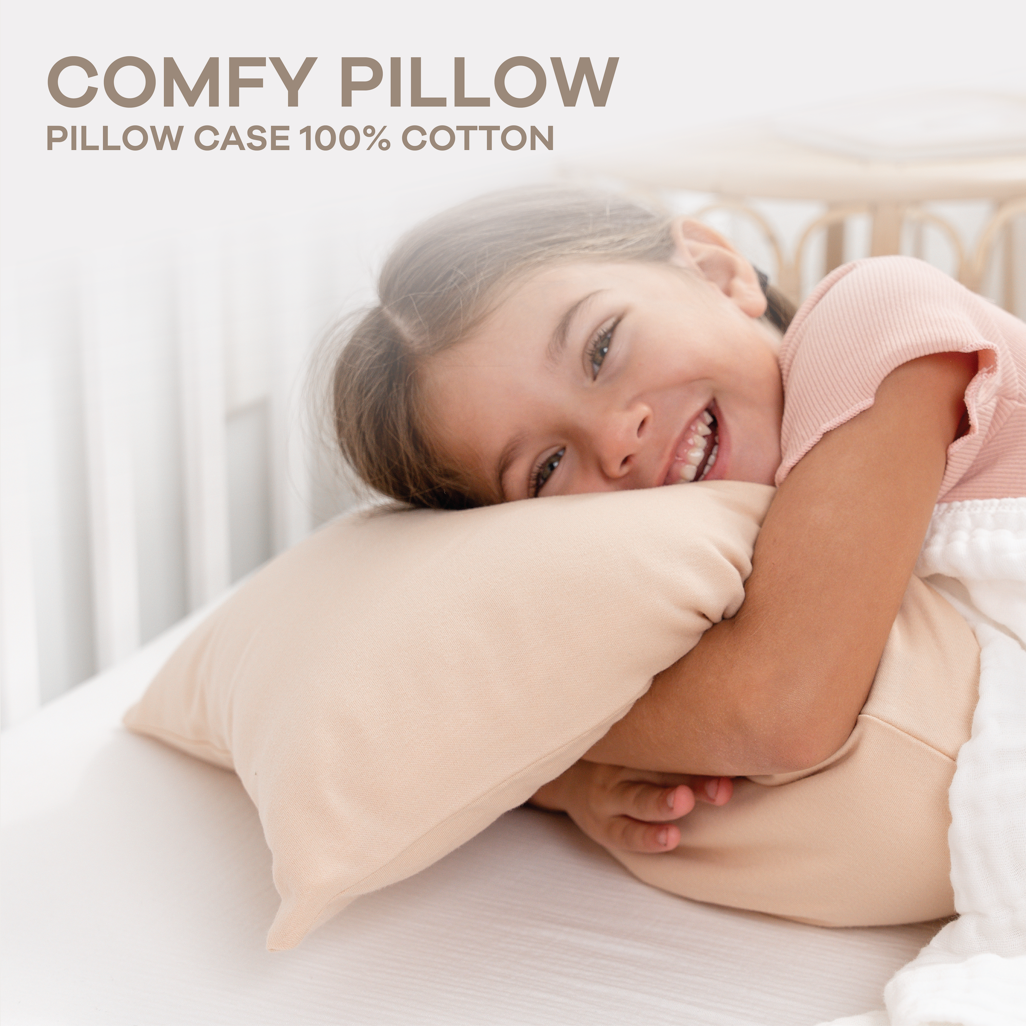 Toddler Pillow, Breathable Kids Travel Pillow by Comfy Cubs