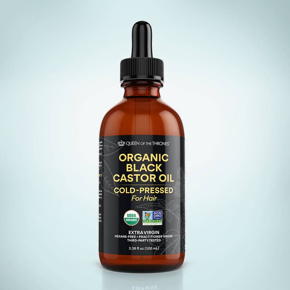 Organic Black Castor Oil 3.38oz (6 units)