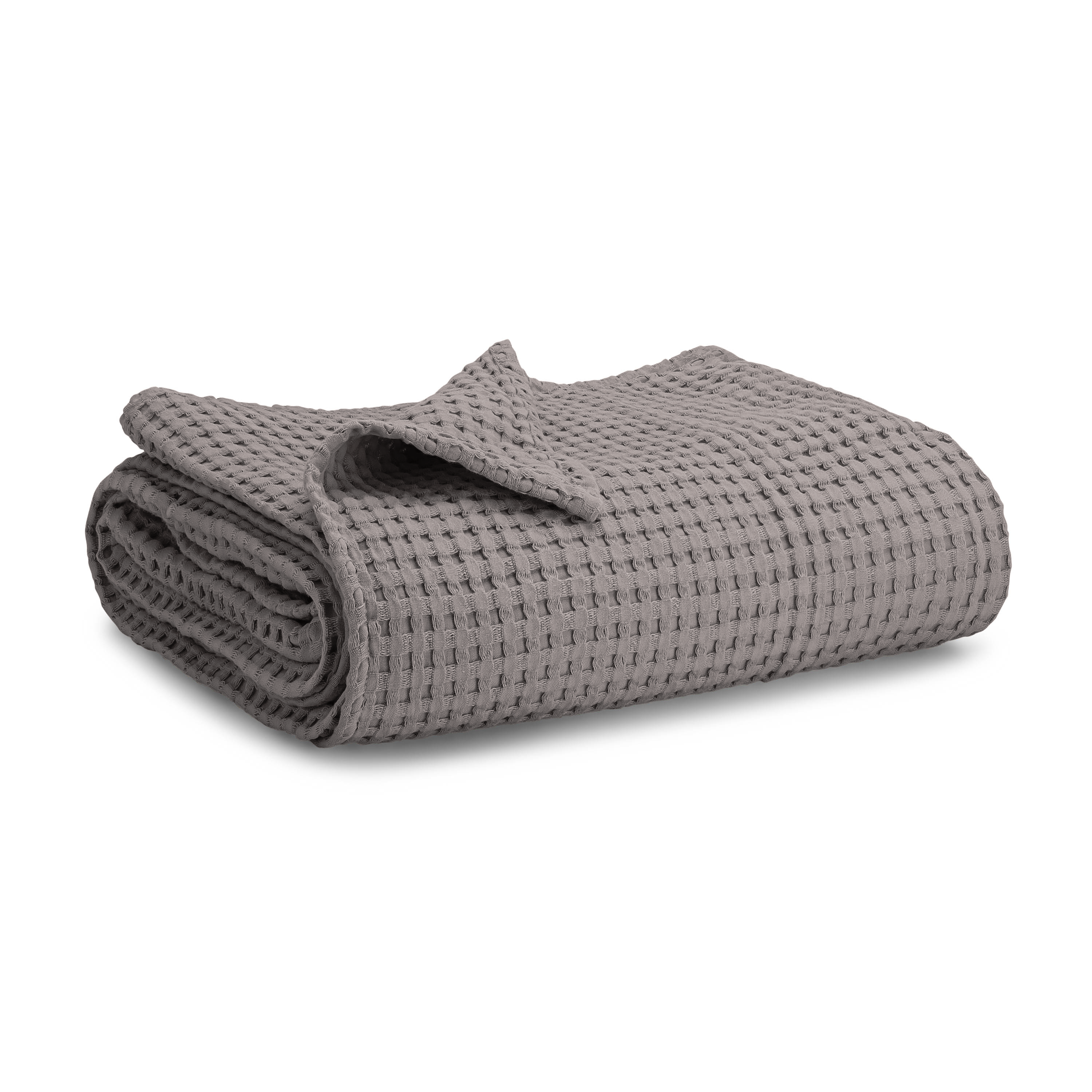 Waffle Baby Blanket, 40" x 40" Swaddle Blanket by Comfy Cubs