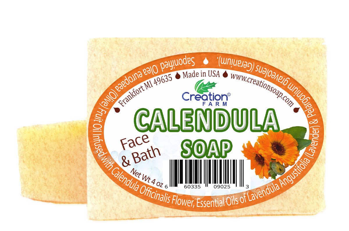 Calendula Soap Two 4 oz Bar Pack by Creation Farm