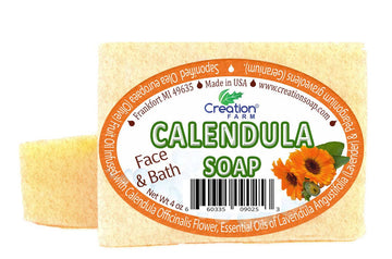 Calendula Soap Two 4 oz Bar Pack by Creation Farm