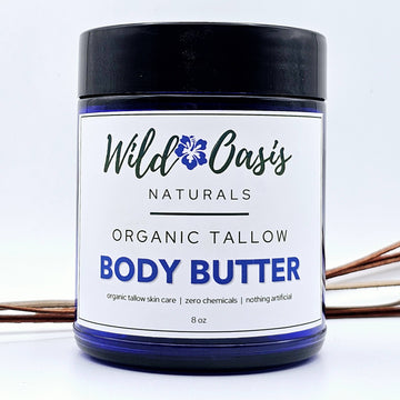 Body Butter - 8 oz - Organic Tallow Cream
