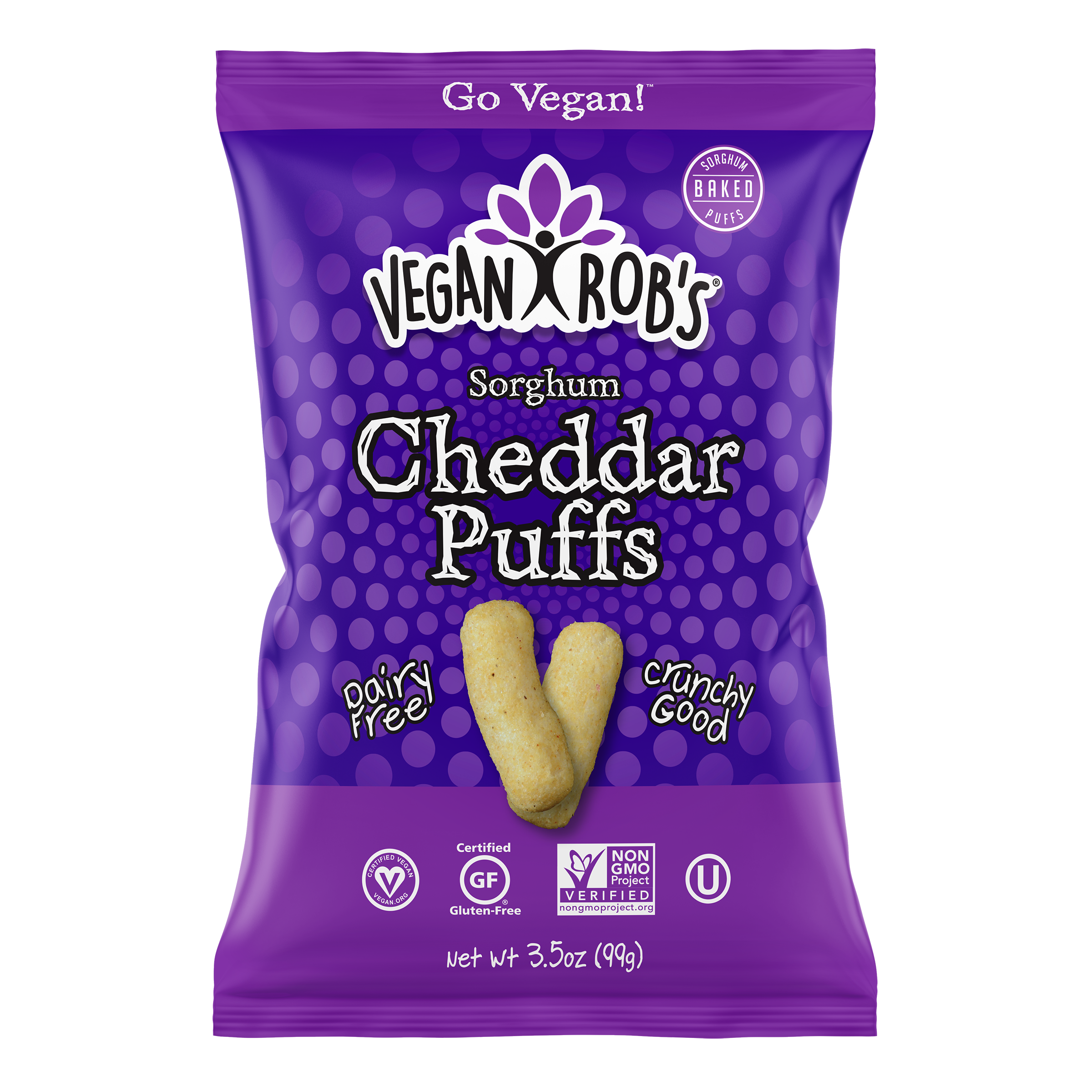 Dairy Free Cheddar Puffs (3.5oz)