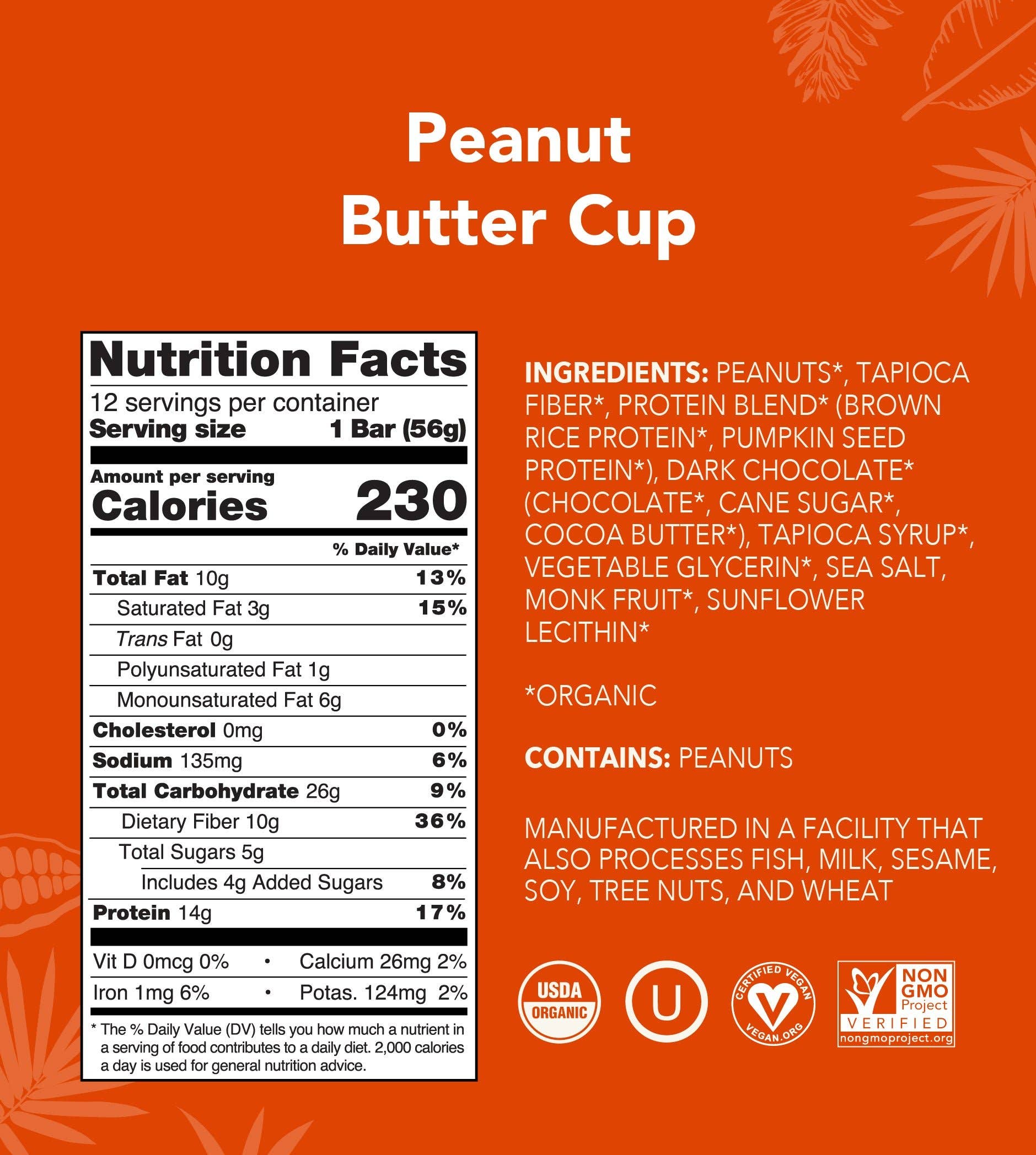 Peanut Butter Cup Protein Bar