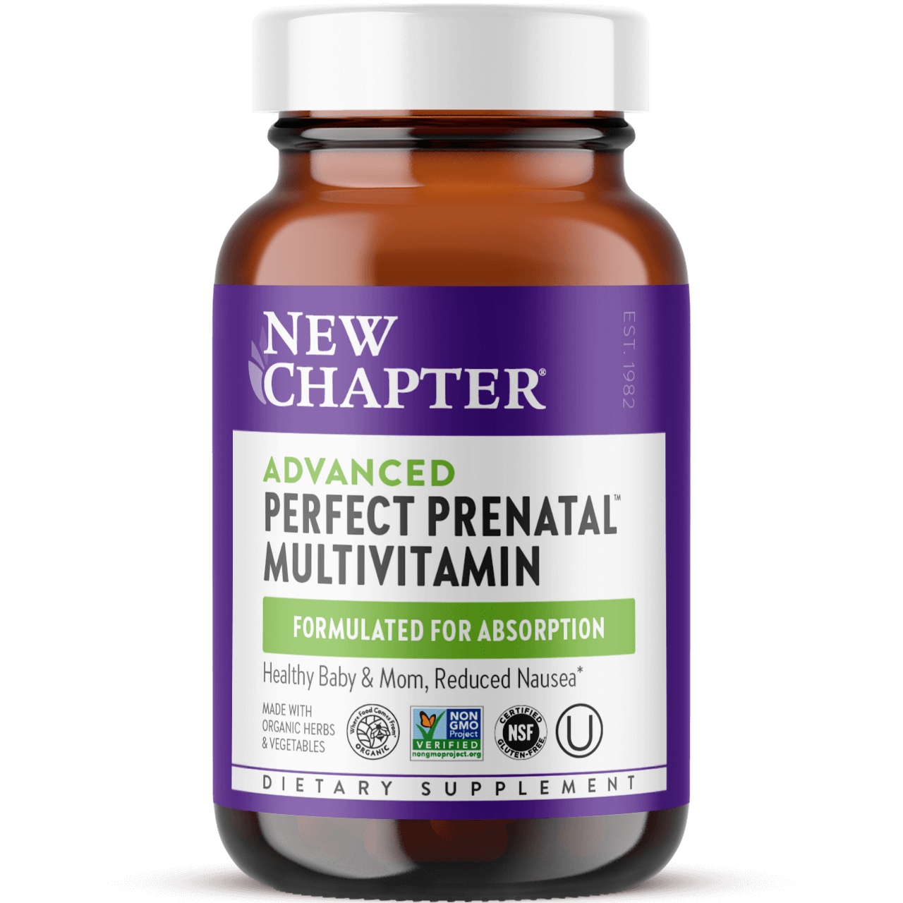 Advanced Perfect Prenatal Multivitamin, 96 Vegetarian Tablet