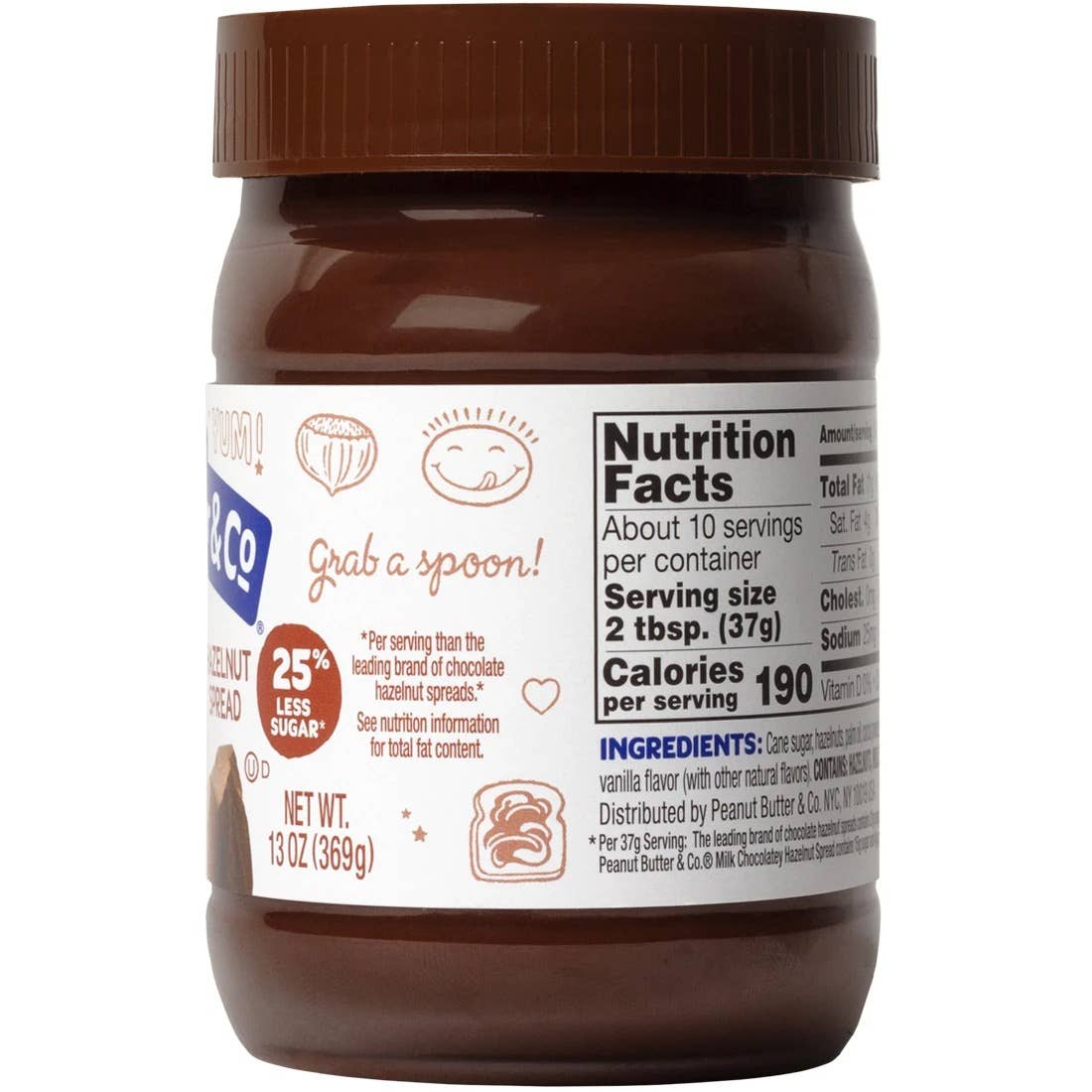13.5 oz Peanut Butter & Co. Milk Chocolatey Hazelnut