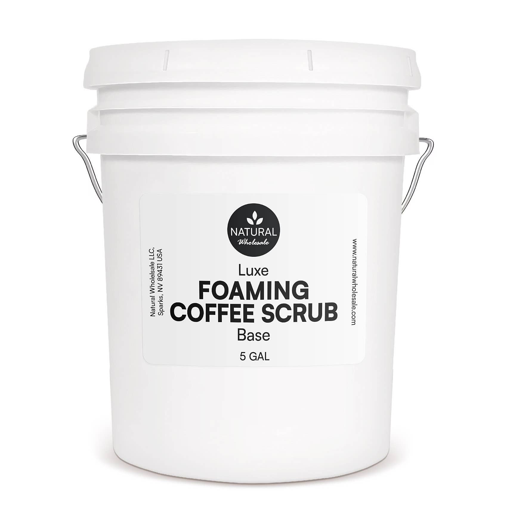 Luxe Foaming Coffee Scrub Base, Unscented | Bulk Skincare