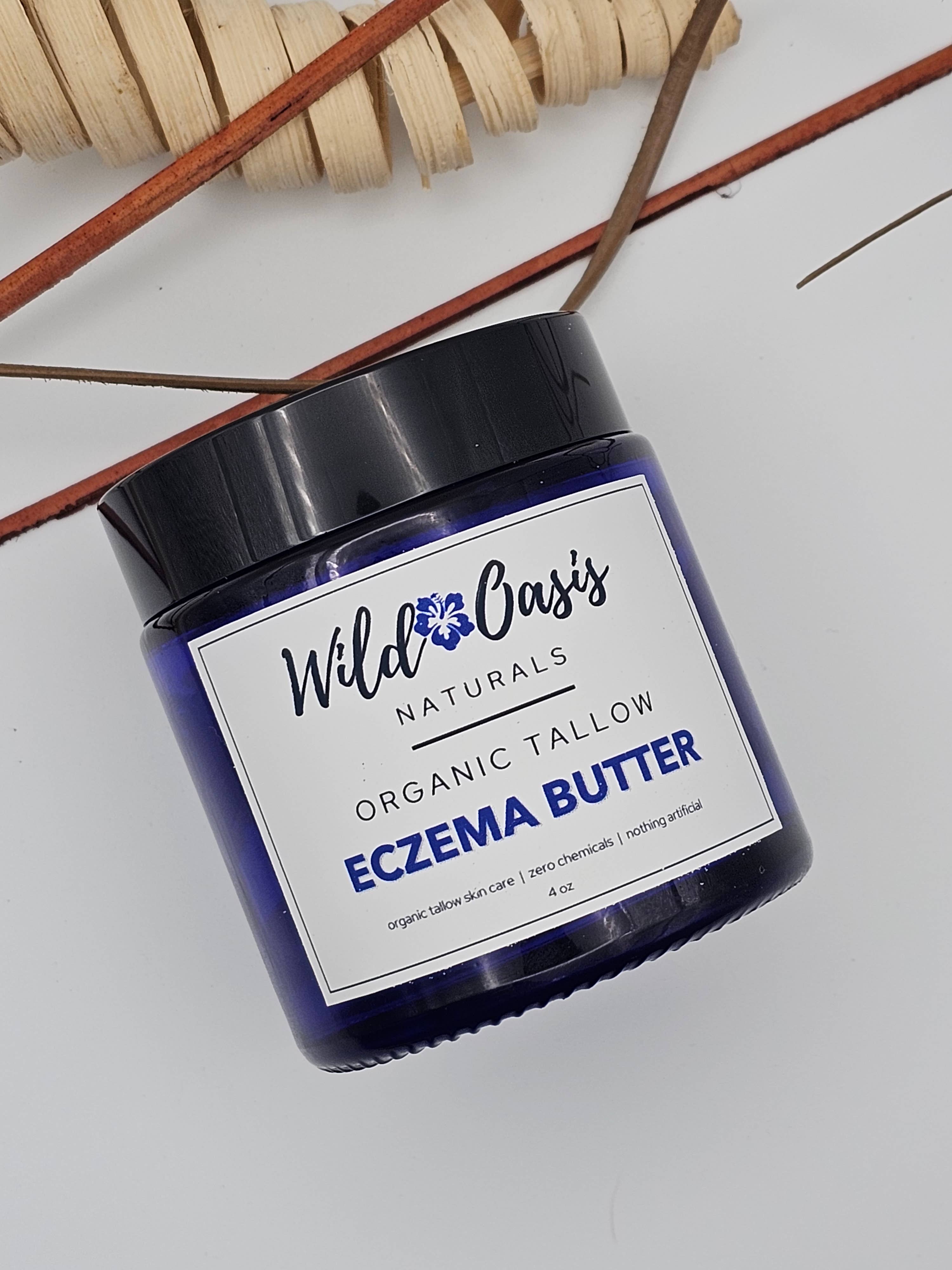 Eczema Butter - 4 oz - Organic Tallow Eczema/Psoriasis Cream