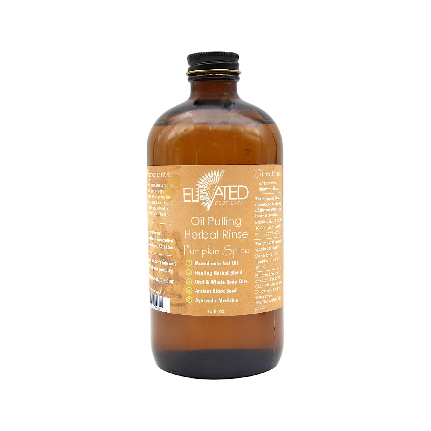 ELEVATED - Oil Pulling Herbal Rinse Ayurvedic Oral Care