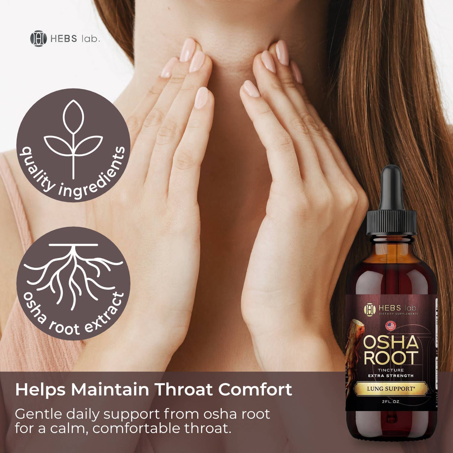 Osha Root Liquid Extract – Lung & Respiratory Support 