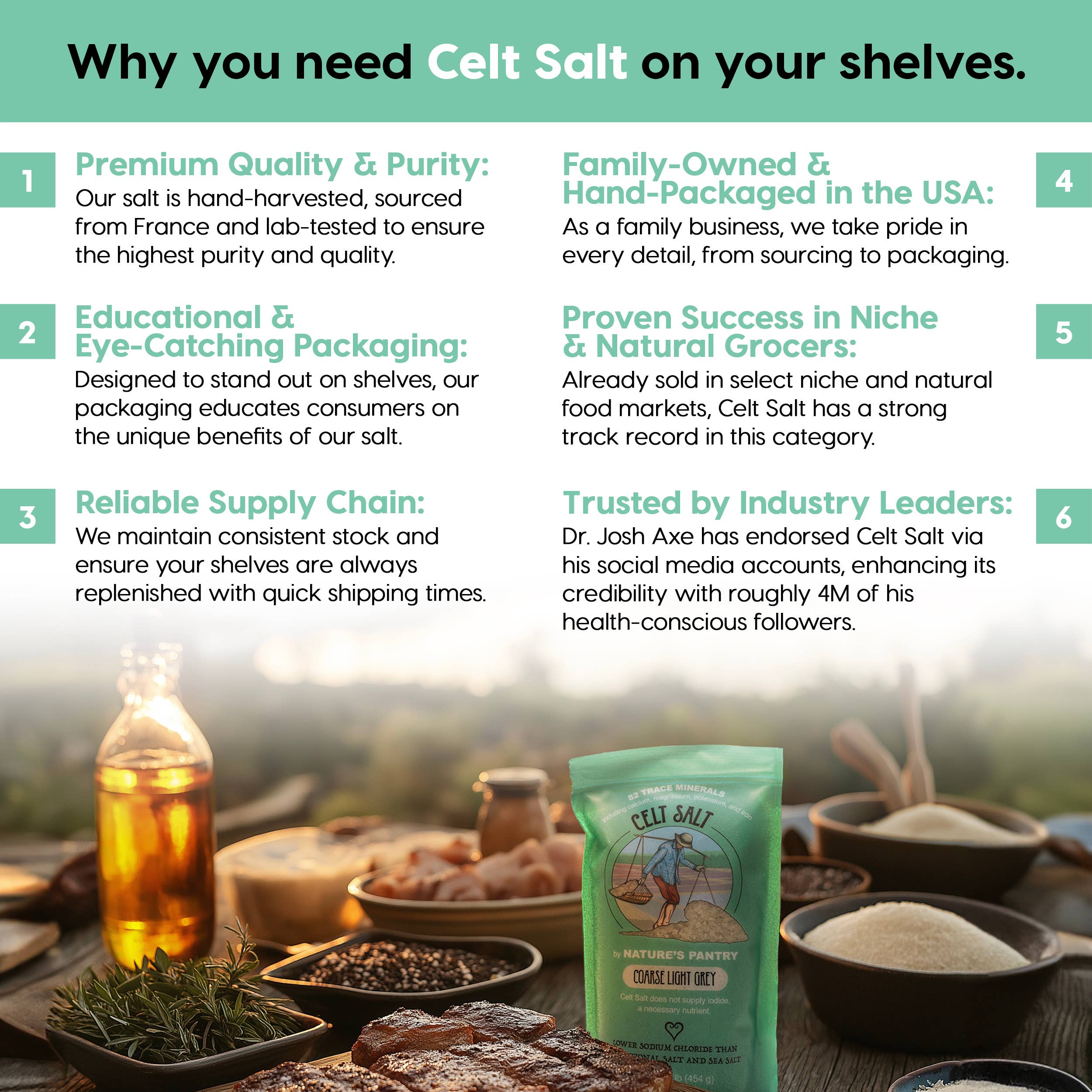 Celtic Sea Salt, 8 oz Shaker of Fine Ground Celt Salt- (1/2 lb)