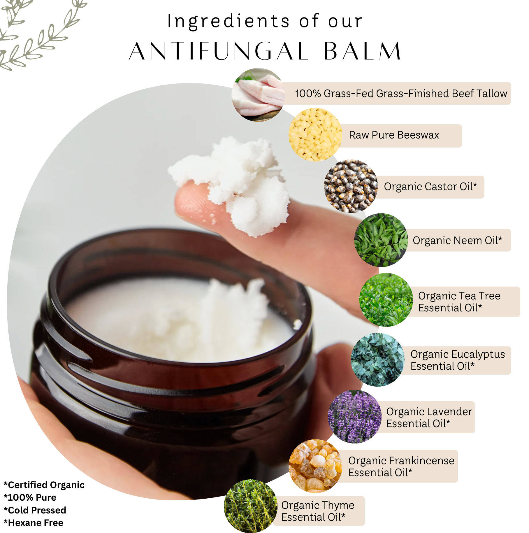 Antifungal Tallow Skin Balm