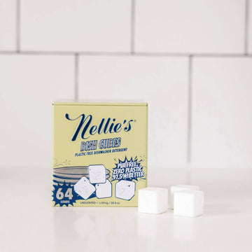 Dish Cubes  - Plastic-Free Dishwasher Tablets - 64 Load Tin