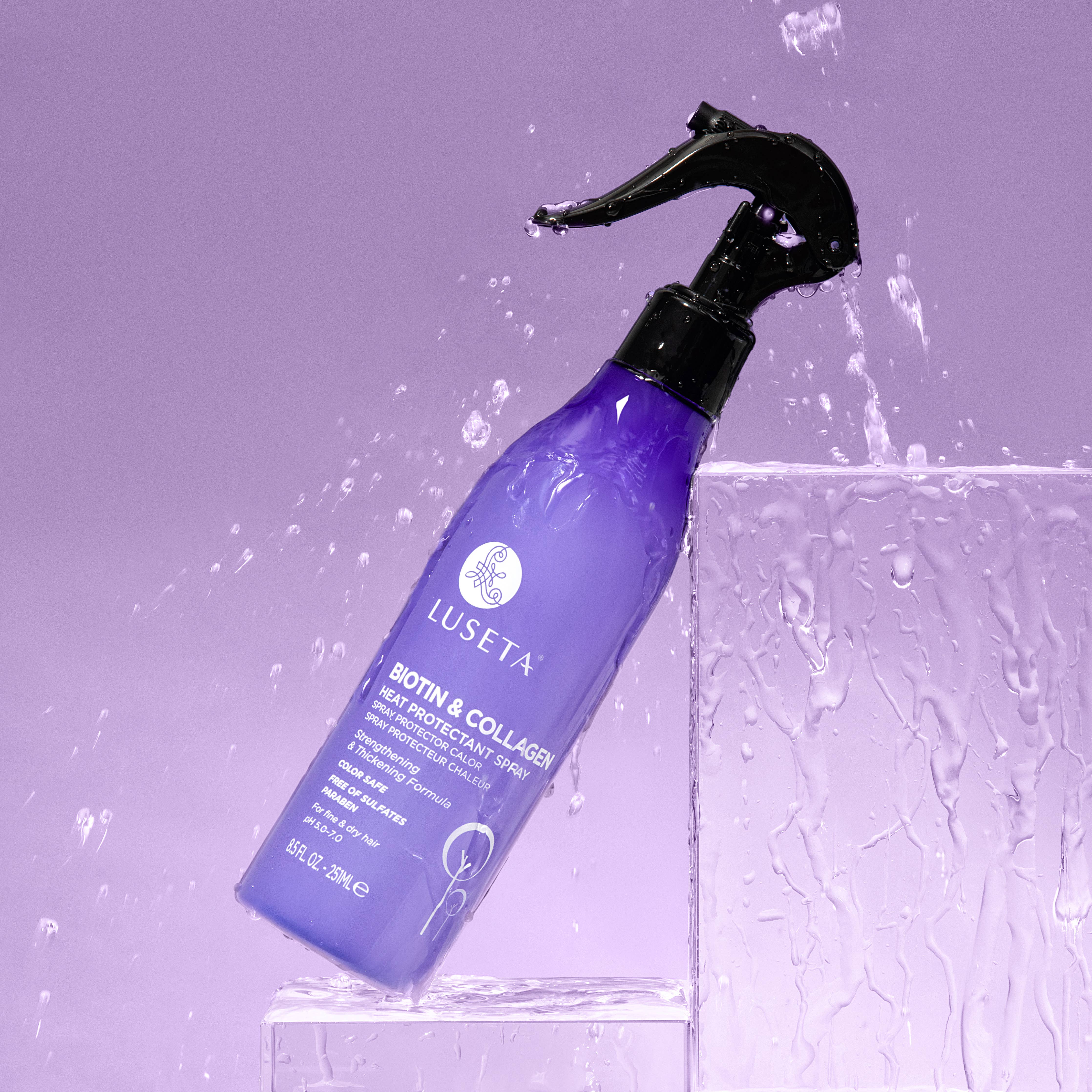 Biotin & Collagen Heat Protectant Spray - 8.5oz