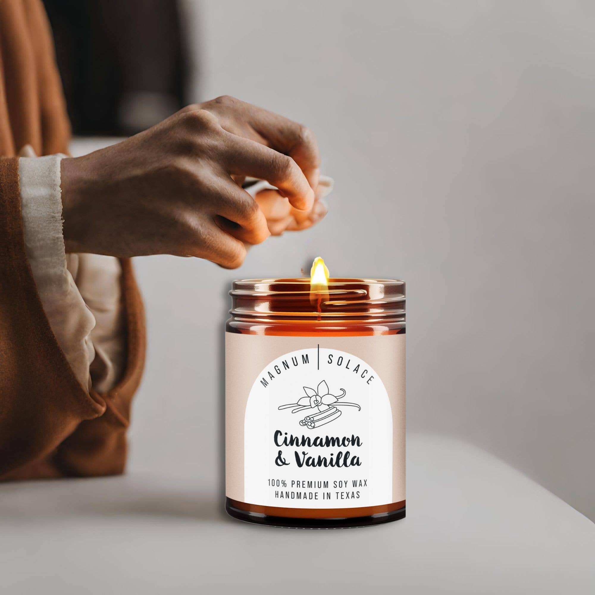Fall & Christmas Holiday Candles - 100% Premium Soy Wax