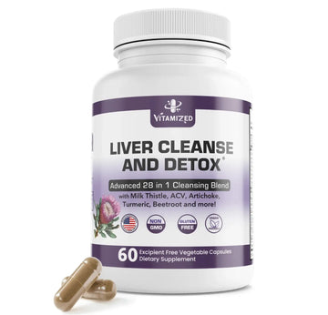 Liver Cleanse and Detox Supplement 28 In 1 Powerfull Blend