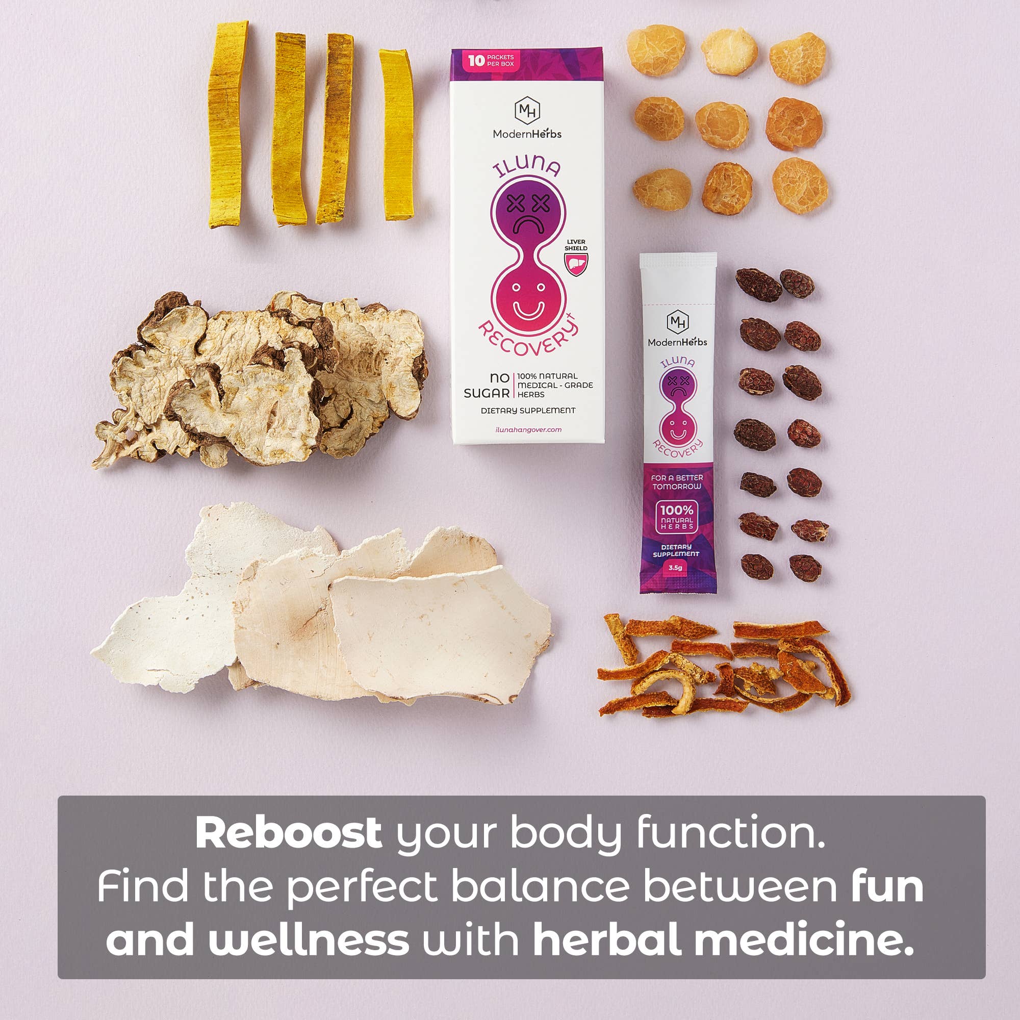 Herb-based Hangover Prevention | Relief  ILUNA (qt 4)