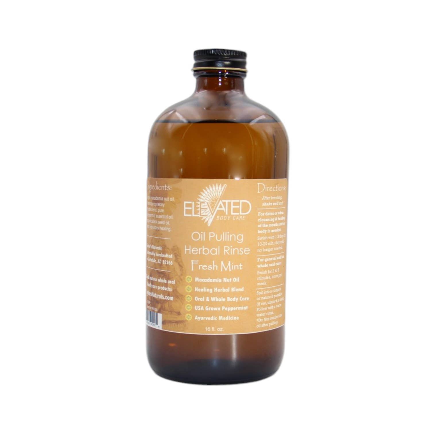 ELEVATED - Oil Pulling Herbal Rinse Ayurvedic Oral Care