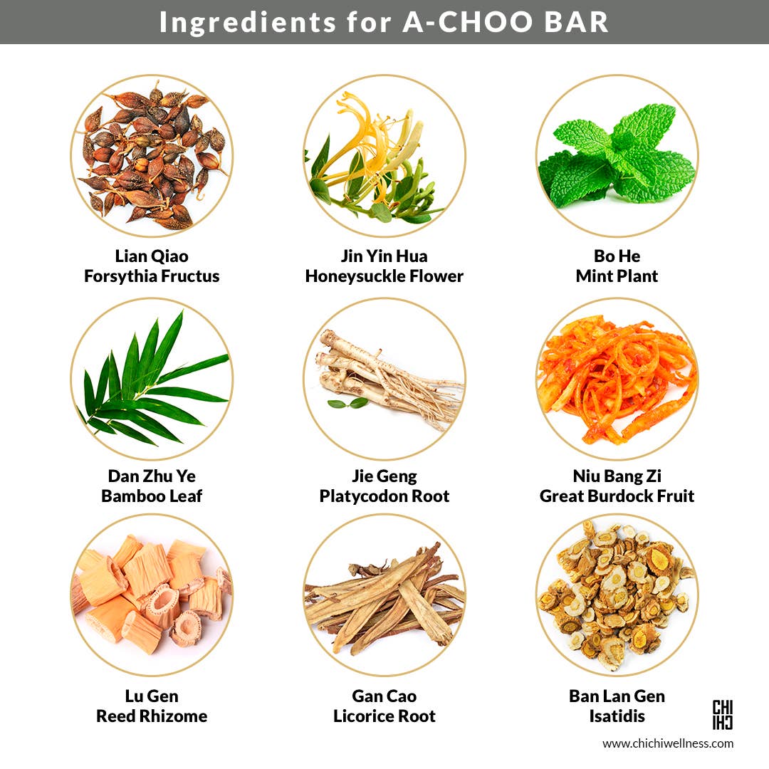 A-CHOO Bars Pack (10 bars total): Vegan Herbal Chocolate Bar