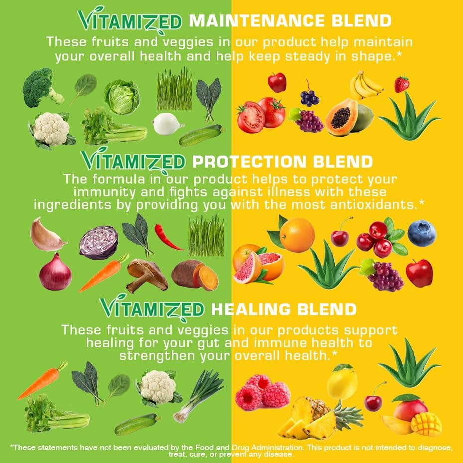 Superfood Fruit and Vegetables Capsules 2 Pack Supplements