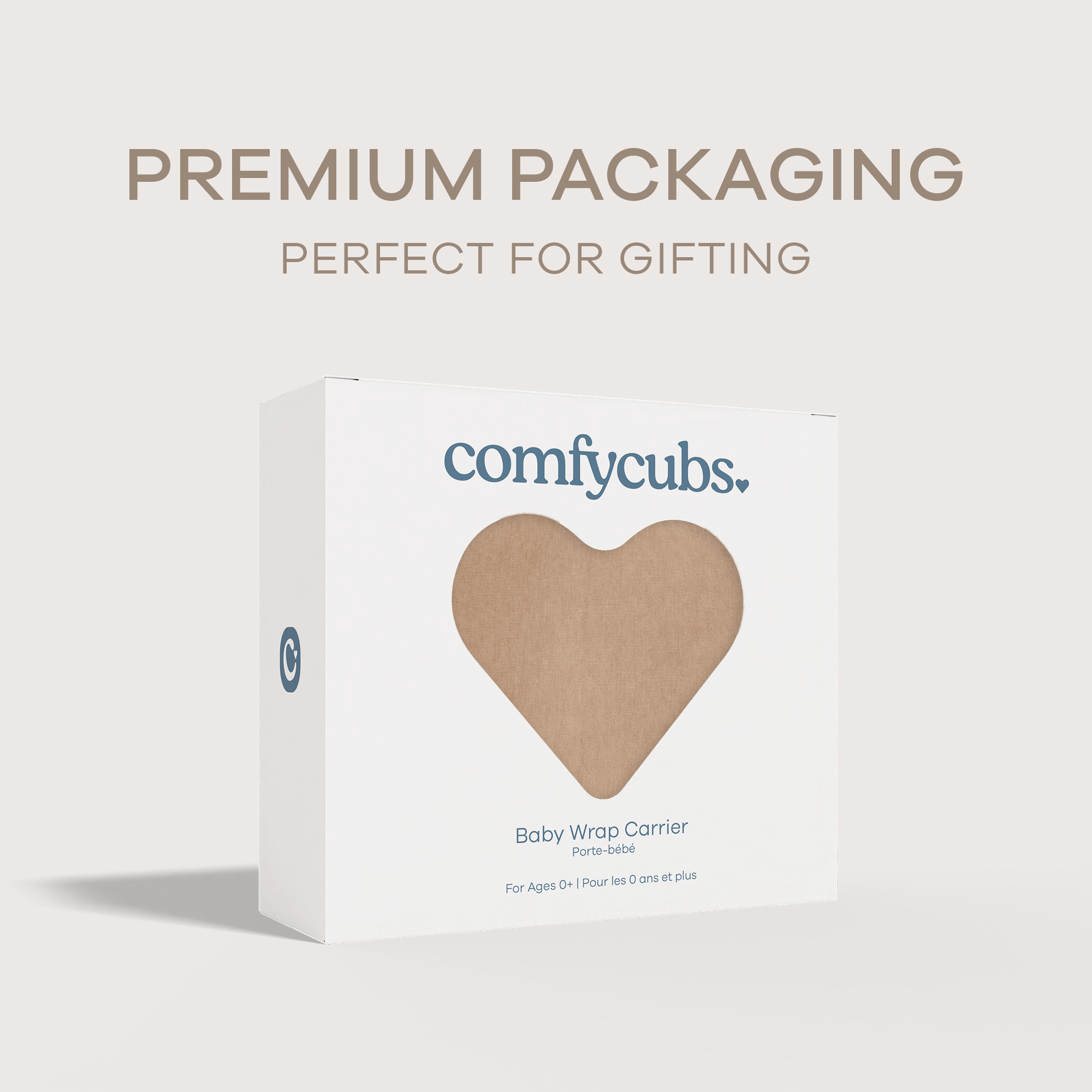 Baby Wrap Carrier, Soft & Secure Infant Wrap by Comfy Cubs